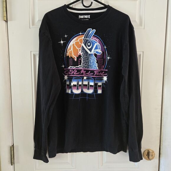 FortNite T-Shirt Loot Llama Men’s size Large 100% Cotton 2018 Epic Games - Picture 1 of 4